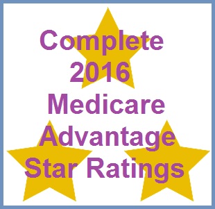 Complete data set of 2016 Medicare Advantage Star Ratings.